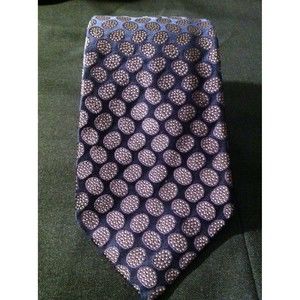 ISAIA NAPOLI GIANLUCA MENS NEW NAVY/PURPLE 100%SILK CLASSIC TIE WIDTH: 3 5/8"